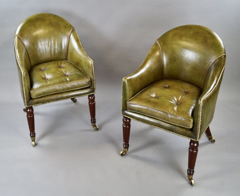 Pair Of William IV Tub Chairs - Image 2